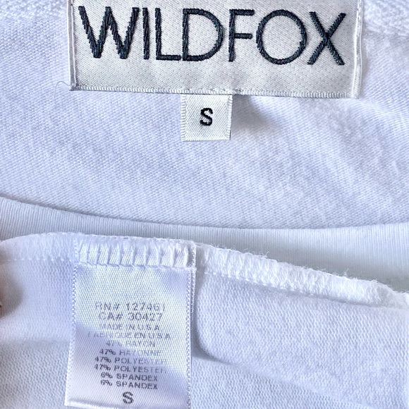 Wildfox Tiger Shirt Top Sweatshirt Small white - Picture 3 of 4